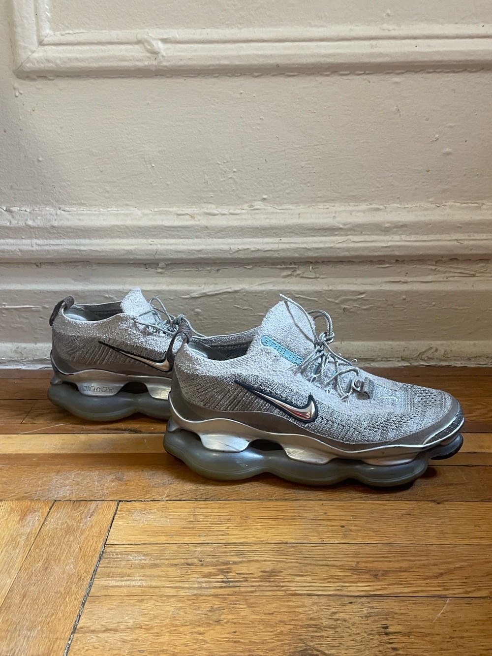 Nike silver chrome